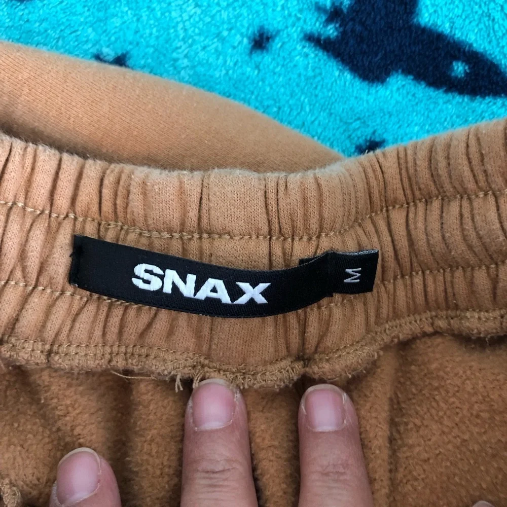 SNAX tan Cotton Jogging Pants Mens M